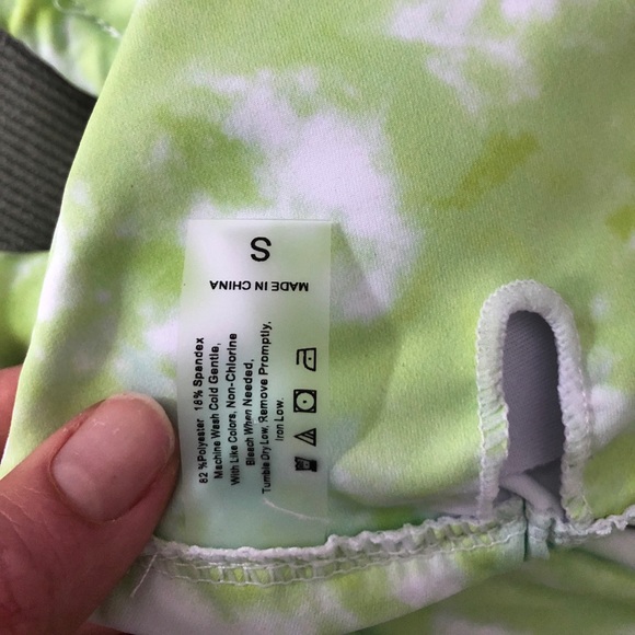 Green tie dye bikini - Picture 4 of 6